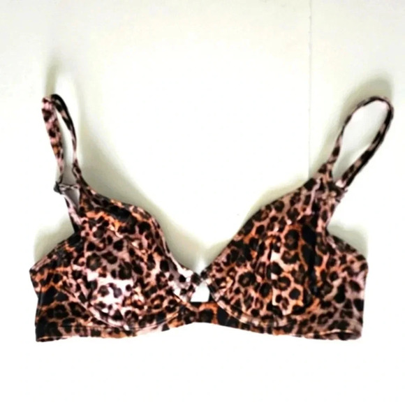 Cheetah Print Underwire Bikini Top - Picture 1 of 3